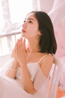 汉服女装齐胸襦裙喷水视频